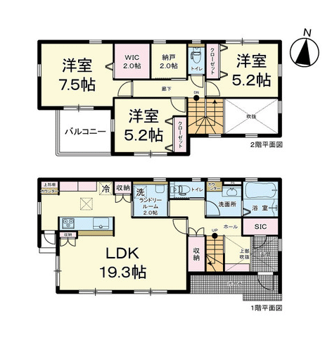 シアンズコート岡田　1号地　間取り