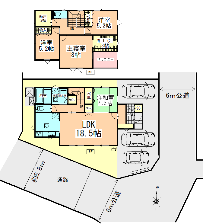 フォリア利府加瀬7 II 1号地 間取り