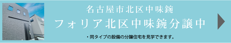 名古屋市北区中味鋺の新築一戸建て分譲住宅「フォリア北区中味鋺分譲中」同タイプの設備の分譲住宅を見学できます。