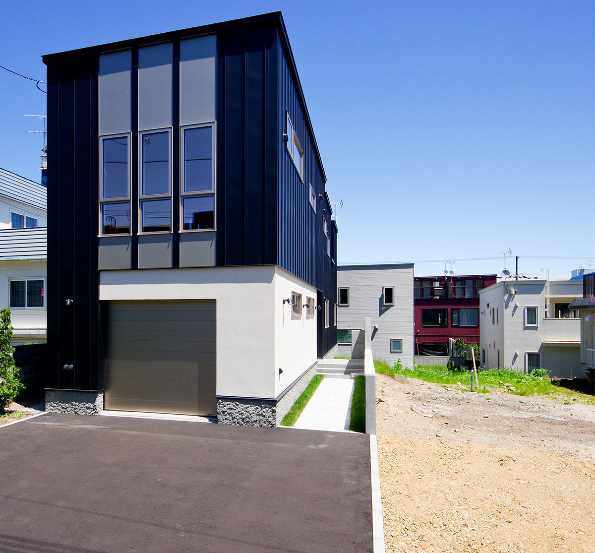 札幌市西区山の手の新築分譲一戸建て住宅・建売住宅／建築条件付き土地「フォリア山の手3条」現地写真